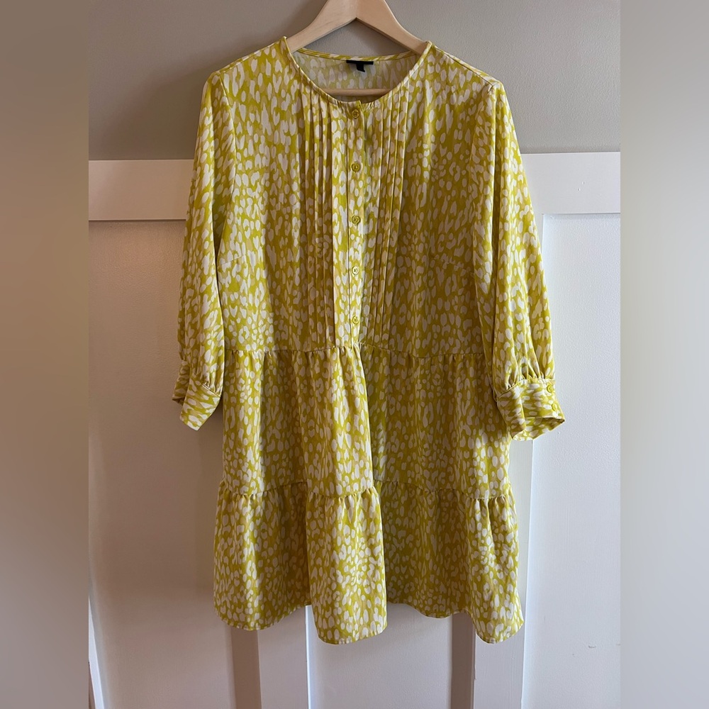Who what wear Target citrine leopard dress
